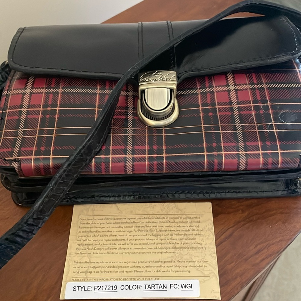 Patricia Nash Tartan Plaid Crossbody